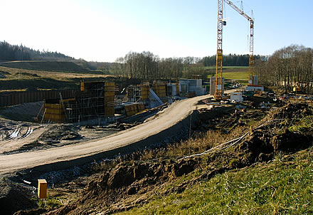 Errichtung des Durchlassbauwerkes (Ökodurchlass und Betriebsauslässe) des HRB Rennersdorf (Sachsen)